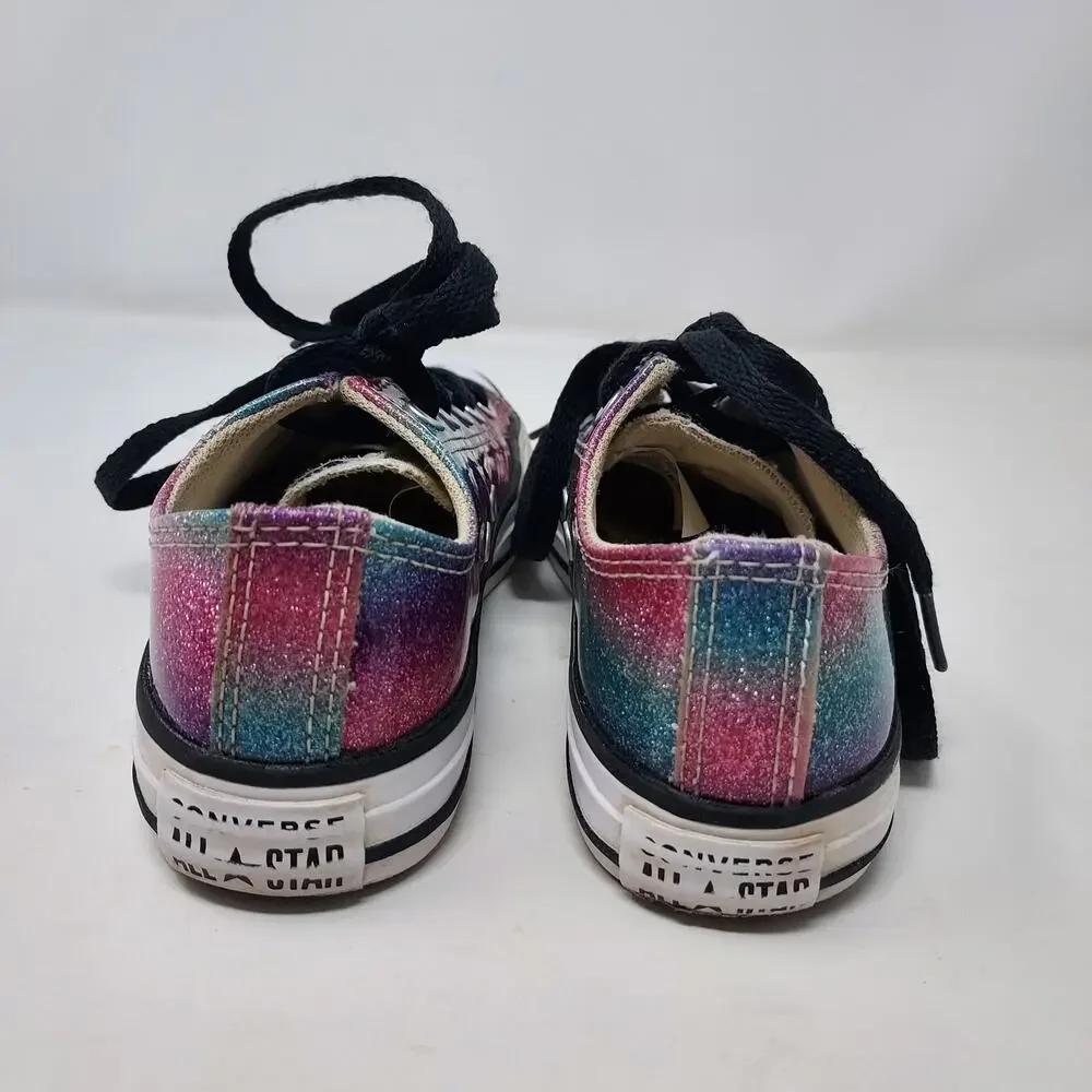 Converse Ombre Glitter Sneakers Size 1